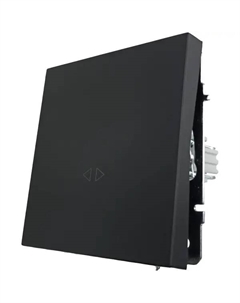 Выключатель встраиваемый Zima 1 клавиша цвет черный бархат Lezard