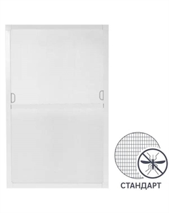 Рамочная москитная сетка 50x80 см для окна 60x90 см Без бренда
