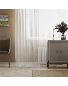 Тюль на ленте 28990 300x280 см цвет бежевый Amore mio