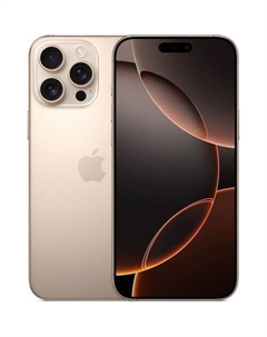 6.9" Смартфон Apple iPhone 16 Pro Max 256Gb, A3296, NFC, OLED, 120Гц, бежевый титан