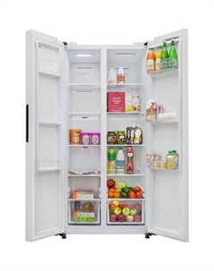 Холодильник двухкамерный SCHAUB LORENZ SLU S470W3EI Side by Side, инверторный белый Schaub lorenz