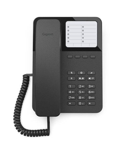 Проводной телефон Gigaset DESK400, черный