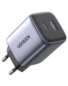 Сетевое зарядное устройство UGREEN CD350, USB-A, USB-C, 35Вт, 3A, серый Ugreen