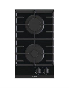 Газовая варочная панель Gorenje GC321B, 2 конфорки, стеклокерамика, черный
