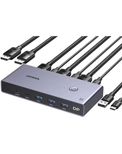 Порт-репликатор CM695, серый Ugreen