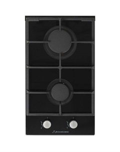 Газовая варочная панель SCHAUB LORENZ SLK GY3518, 2 конфорки, закаленное стекло, черный Schaub lorenz