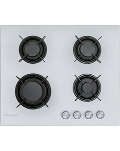 Газовая варочная панель SCHAUB LORENZ SLK GL6008, 4 конфорки, закаленное стекло, белый Schaub lorenz
