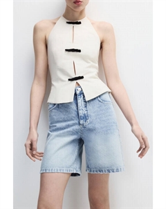 Шорты джинсовые с высокой посадкой Befree