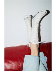 Кеды экстравысокие со шнуровкой и молнией Befree