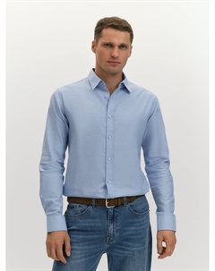 Рубашка slim из хлопковой ткани oxford S(48) 20line