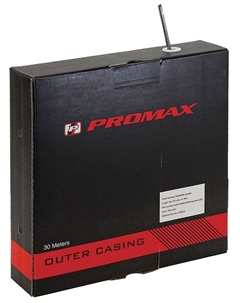 Рубашка тросика тормоза (переключателя) для троса 1,6-2,0мм с тефлоном 2,7/5мм, (бухта 500м) черная, 5-372542 Promax