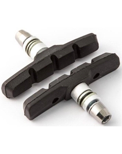 Колодки тормозные, 60мм, с крепежом, симметричные, черные, 00-170109 M-wave