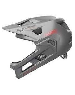 Велошлем YOUDROP детский, съемная челюсть, 14 вент. отверский, серебряный, 05-0098087 Abus