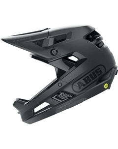 Велошлем AIRDROP MIPS DH/ENDURO фуллфэйс, 17 вент. отверстий, DD застежка, черный, 05-0065800 (Размер: L/XL (58-62см)) Abus