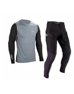 Комплект велоджерси/велоштаны Ride Kit MTB 1.0, Titanium, 2025, 5025104922 (Размер: XL) Leatt