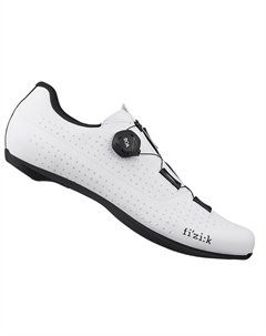 Велотуфли TEMPO OVERCURVE R4, белый/черный, TPR4OXR1K (Размер: 44.5, Цвет: Белый/черный) Fizik