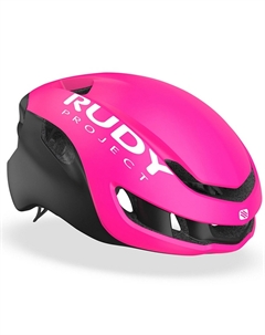 Велошлем шоссейный NYTRON, Pink Fluo - Black, HL770092 (Размер: L (59-61 см), Цвет: Pink Fluo - Black) Rudy project