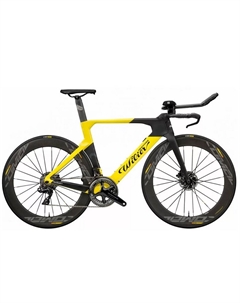 Велосипед шоссейный Turbine Crono Ultegra Di2 Disc 12 V Miche Revox Carbon, 28". 2023, 11111TULYB (Размер: XS/S, Рост: 140-160 см, Цвет: Желтый/черный) Wilier