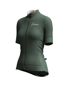 Веломайка HILL Lady, короткий рукав, темно-зеленый, 2024, A12Q2012L (Размер: XS, Цвет: Темно-зеленый) Biemme