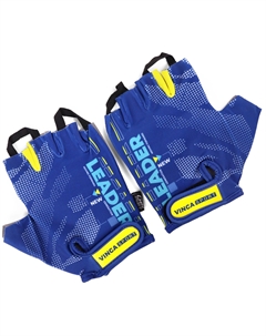 Велоперчатки, Leader, синие с серым, VG 912 Leader Blue (L) Vinca sport