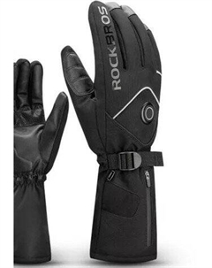 Перчатки Flame с электро подогревом, черные. Длинные пальцы. RB_16410001003 (Размер: L, цвет: черные. Длинные пальцы.) Rockbros