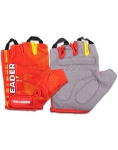Велоперчатки, Leader, красные с серым, VG 913 Leader Red (L) Vinca sport
