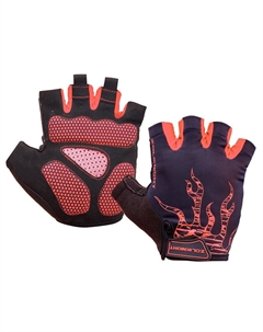 Велоперчатки ZL2313, черно-красные, 380175 (Размер: L) Stels