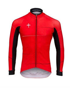 Веломайка Caivo, длинный рукав, красный, WL279 (Размер: M) Wilier