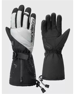 Перчатки Red Flame, черно серые. Длинные пальцы. С подогревом. RB_16410013003 (Размер: L, цвет: черно серые. Длинные пальцы. С подогревом) Rockbros
