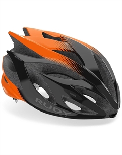 Велошлем, RUSH Black - Orange Shiny, HL570193 (L) Rudy project