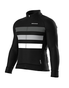 Веломайка CALDERONE, длинный рукав, черный/серый, 2023, A14N1012M (Размер: L, Цвет: Черный/серый) Biemme