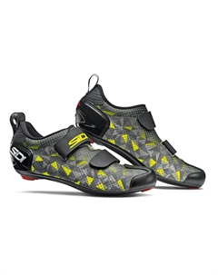 Велотуфли T-5 AIR CARBON COMP, серый/желтый/черный, CT5Air (Размер: 45,5) Sidi