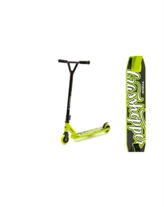 Самокат трюковый "GRASSHOPPER", двухколесный, нагрузка до 100 кг, 2020, 12310010074 (Цвет: лайм ) Trix