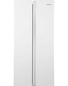 Холодильник Side-by-Side CS45082F белый Hyundai