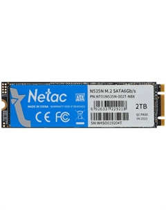 Накопитель SSD Netac M.2 N535N 2000 Гб SATA III NT01N535N-002T-N8X