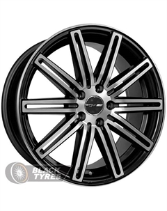 Литой диск 1004 7x17/4x100 D60.1 ET38, Черные Pdw