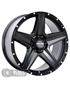 Литой диск Stealth 8.5x20/6x139.7 D110.1 ET12, Черные Pdw