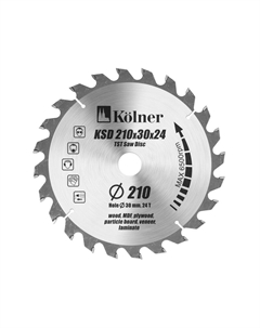 Пильный диск KSD 4630003368461 (диаметр 210мм, ширина пропила 2,3мм, 210х30х24) Kolner