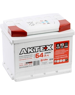 Автомобильный аккумулятор 64 Ач обратная полярность L2 Актех