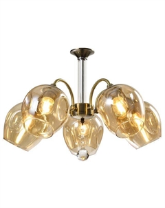 Люстра Powerlight Joy 1-010100 5 х Е27 х 60 Вт бронза Нет марки