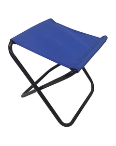 Табурет туристический складной 33х31х37см синий Нет марки