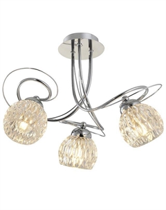 Люстра Powerlight Lord 1-010130 3 х Е14 х 40 Вт хром Нет марки
