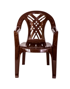 Кресло Салют 66x60x84см шоколад пластик в асс-те Нет марки