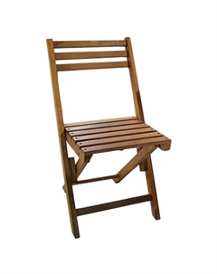 Стул складной Bagrem 38х51х82см коричневый акация Нет марки