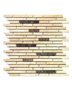 Мозаика Natural KB-P30 30,5х30,5х1 см бежево-коричневая Нет марки