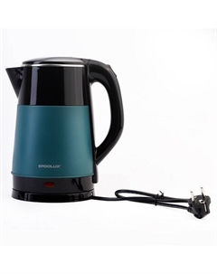 Чайник ERGOLUX ELX-KS14-C44 1800Вт 2,3л металл черный/зеленый Нет марки