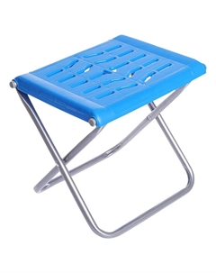 Табурет туристический складной 25x33x30см металл пластик Нет марки