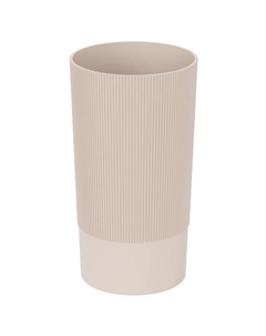 Ваза Версаль 28см пластик бежевая Нет марки