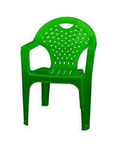 Кресло 58,5х80х54см тёмно-зелёное/зелёное пластик Нет марки