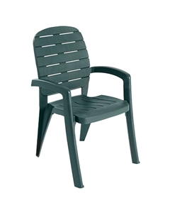 Кресло Прованс 58x60x91,5см тёмно-зелёный пластик Нет марки